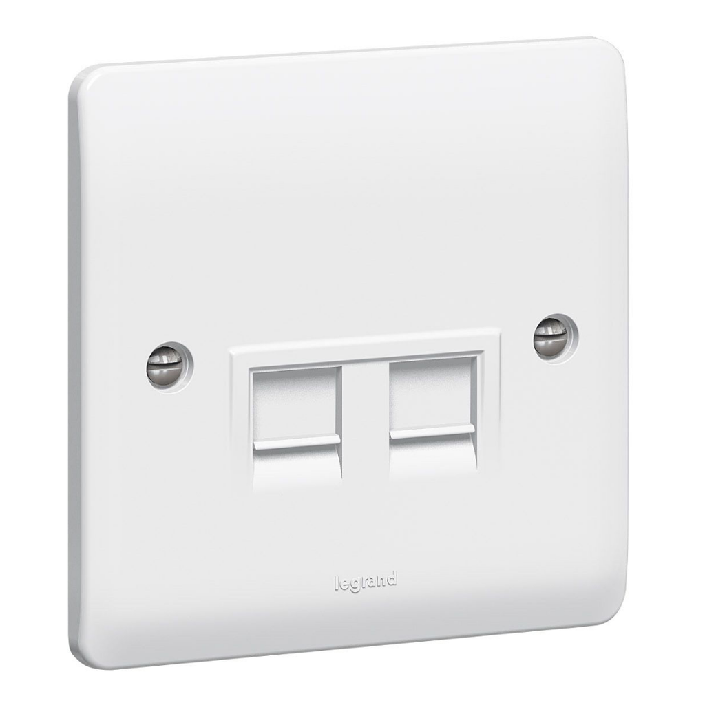 LEGRAND Synergy™ Socket RJ 45 Cat.6 - twin - white