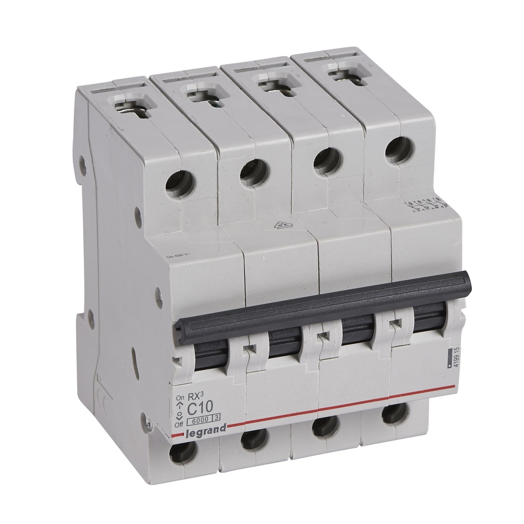 LEGRAND Breaker 10a 4p 4mod rx3 