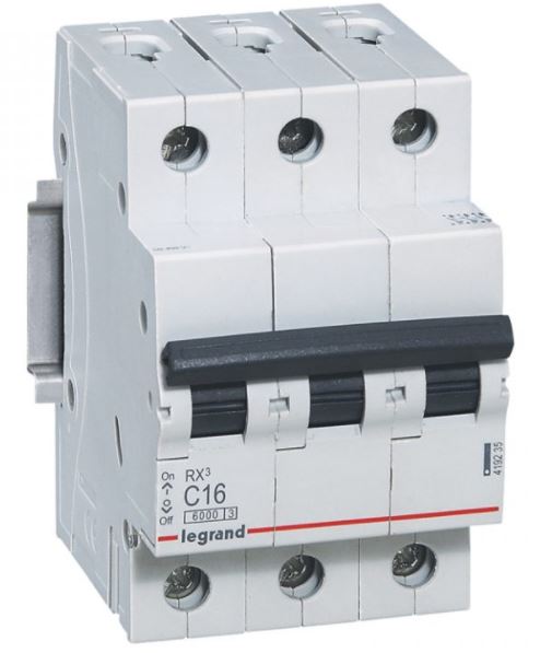 LEGRAND Breaker 6a 3p 3mod rx3 