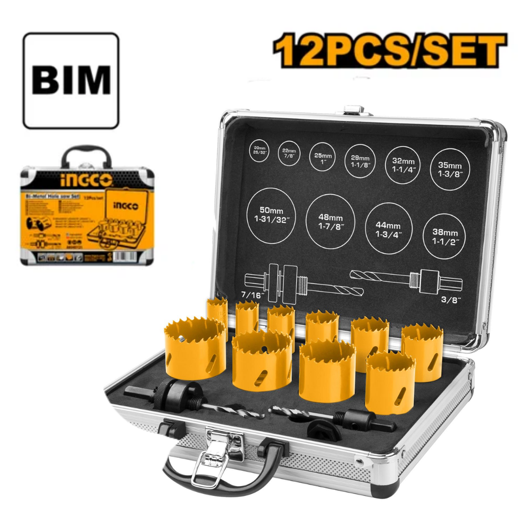 INGCO 12 Pcs Bi saw set