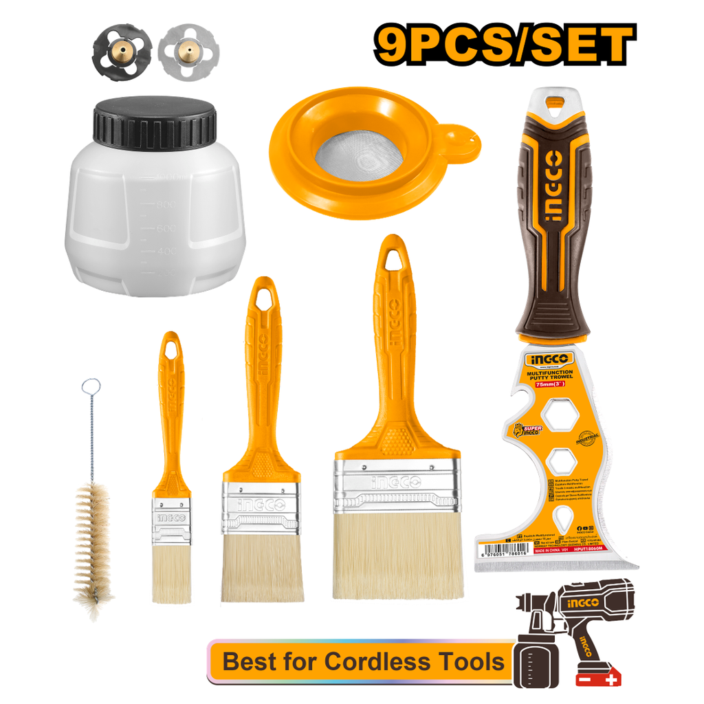 INGCO 9 Pcs Painting tools accesories