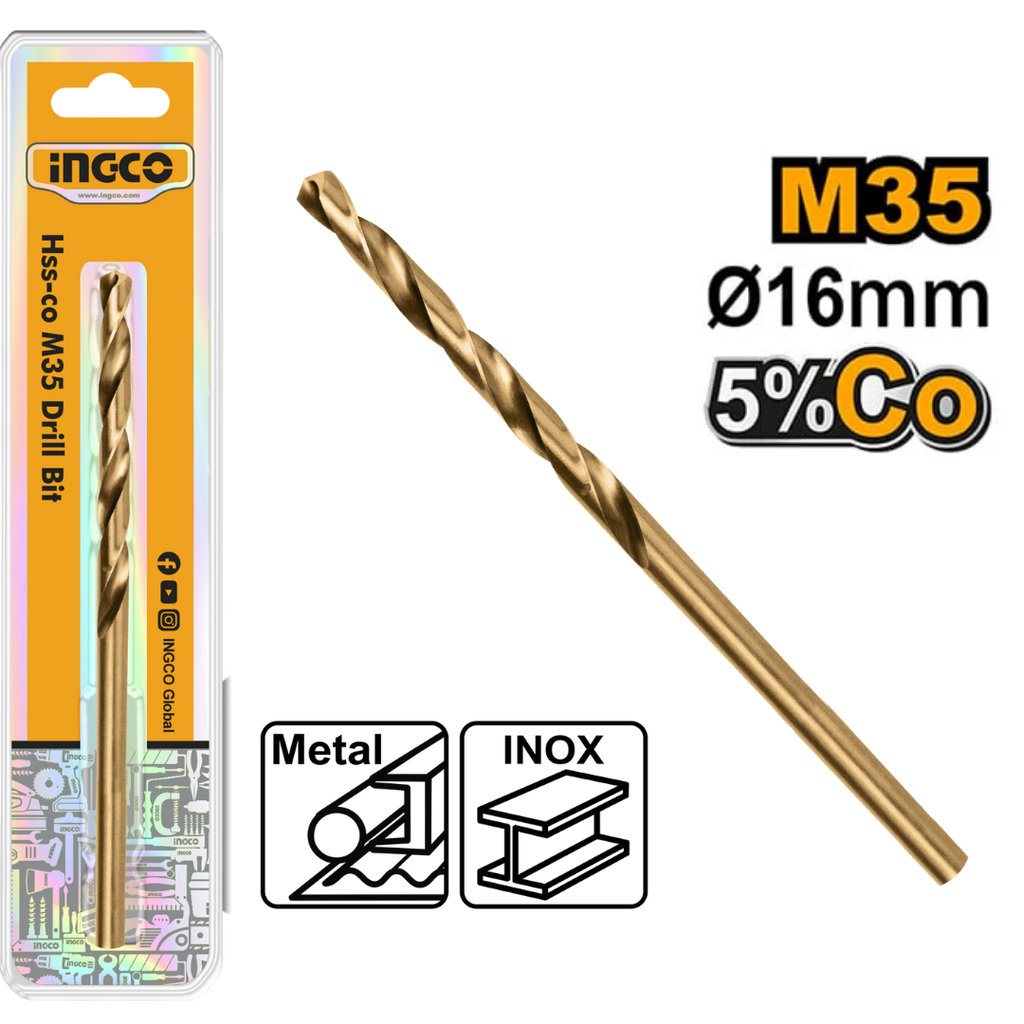 INGCO HSS CO drill bit 16mm