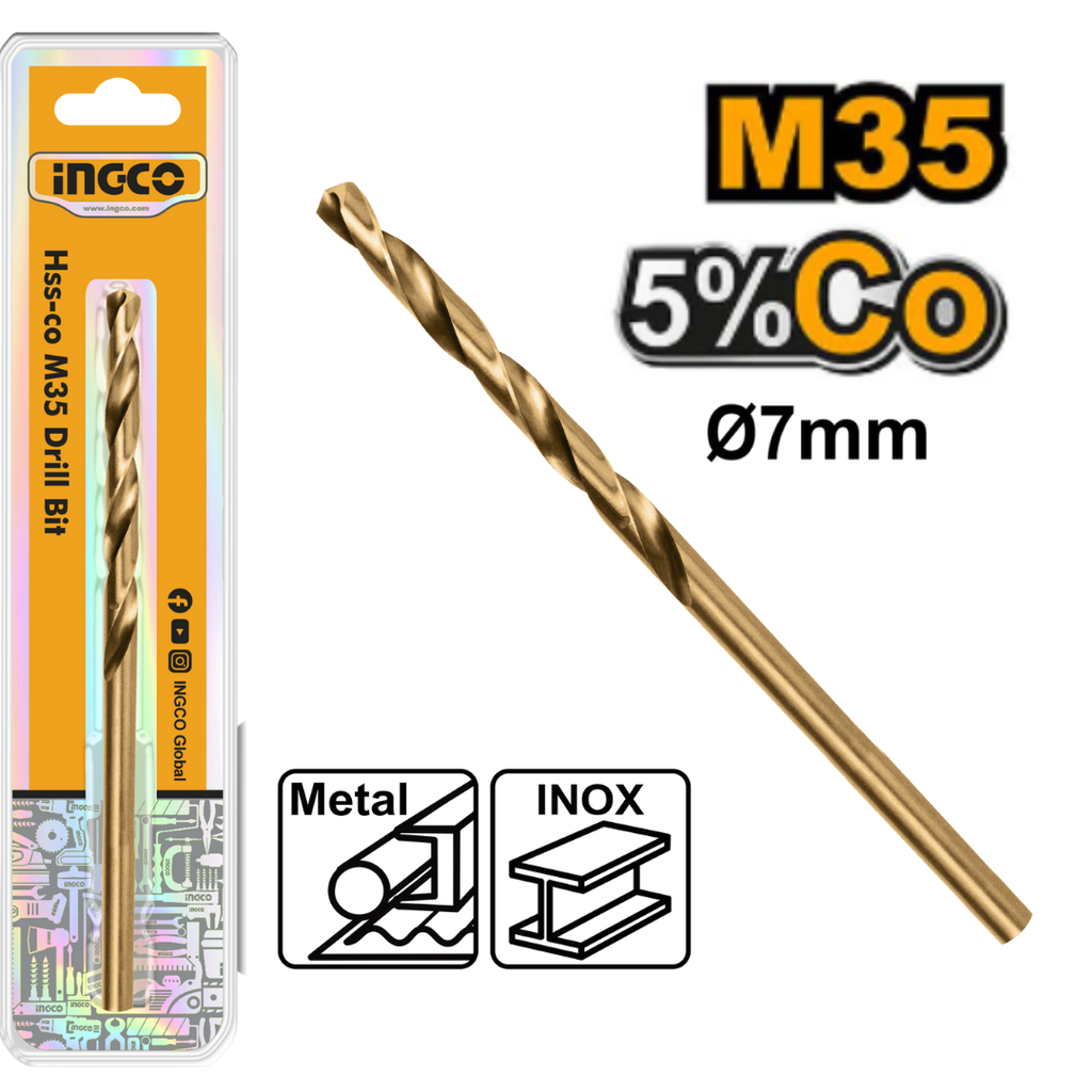 INGCO HSS CO drill bit 7mm