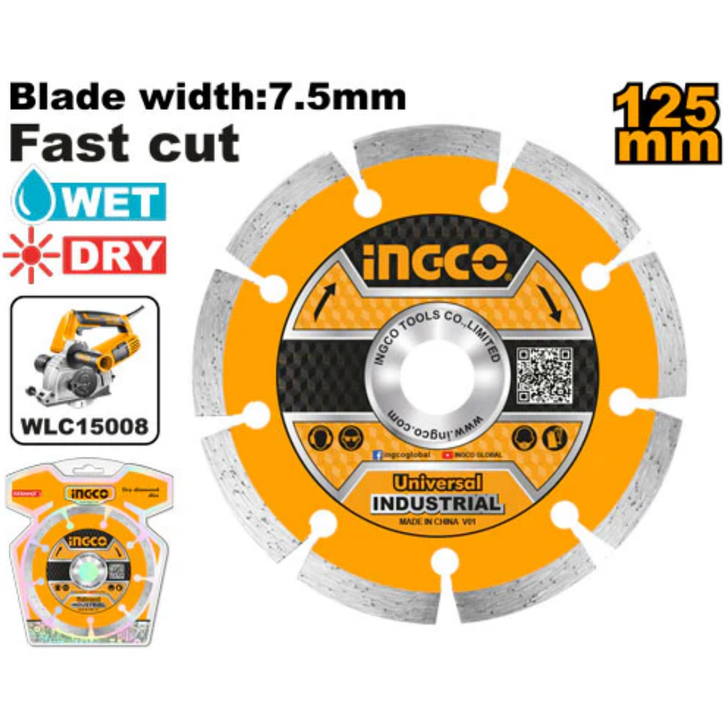 INGCO Dry Diamond Disc 12500 BW: 7.5mm
