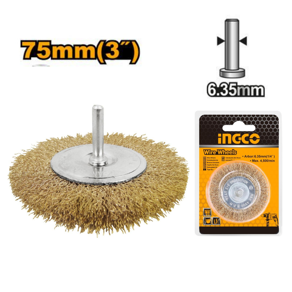INGCO 3"  Wire wheels Wire wheels