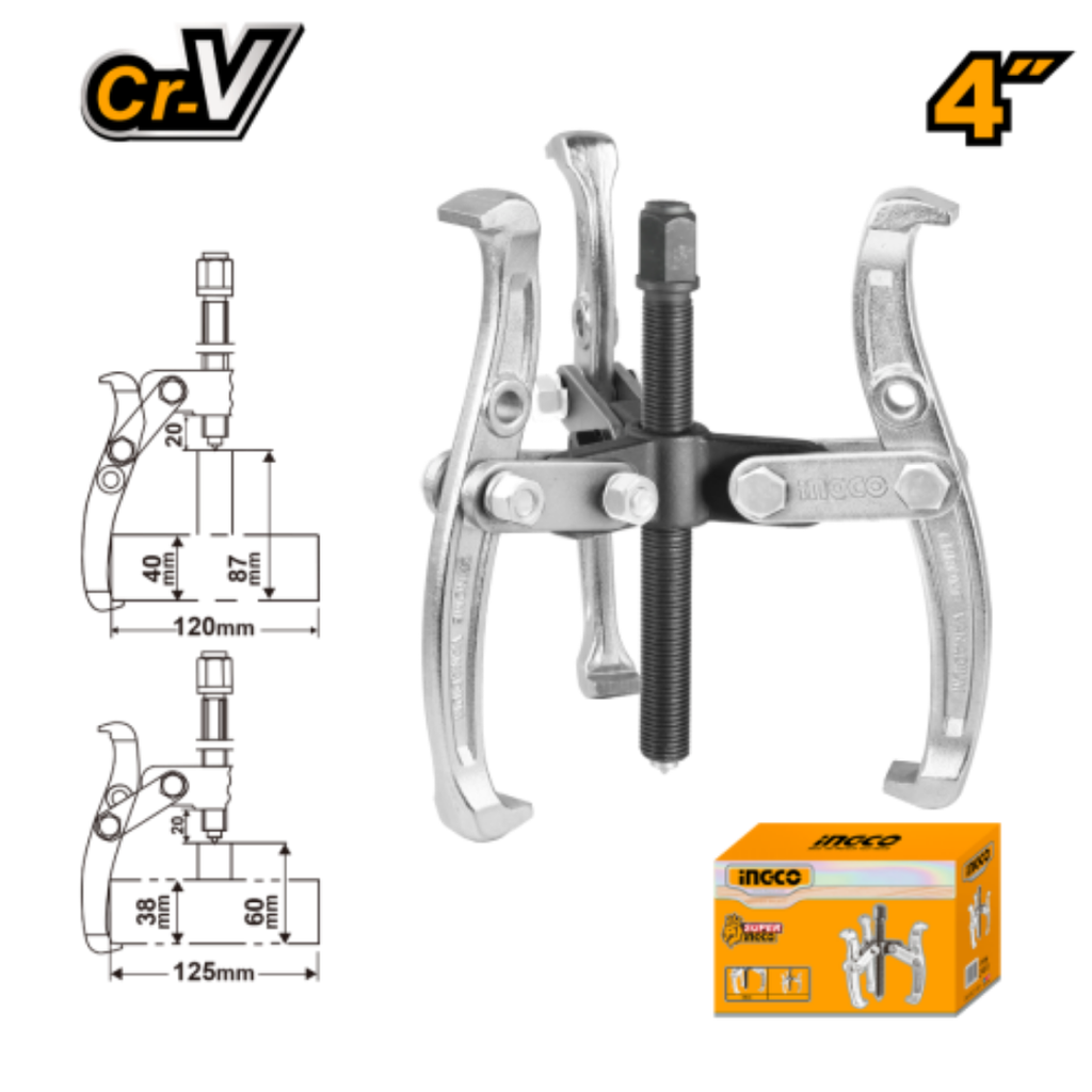 INGCO 4" Three jaws puller