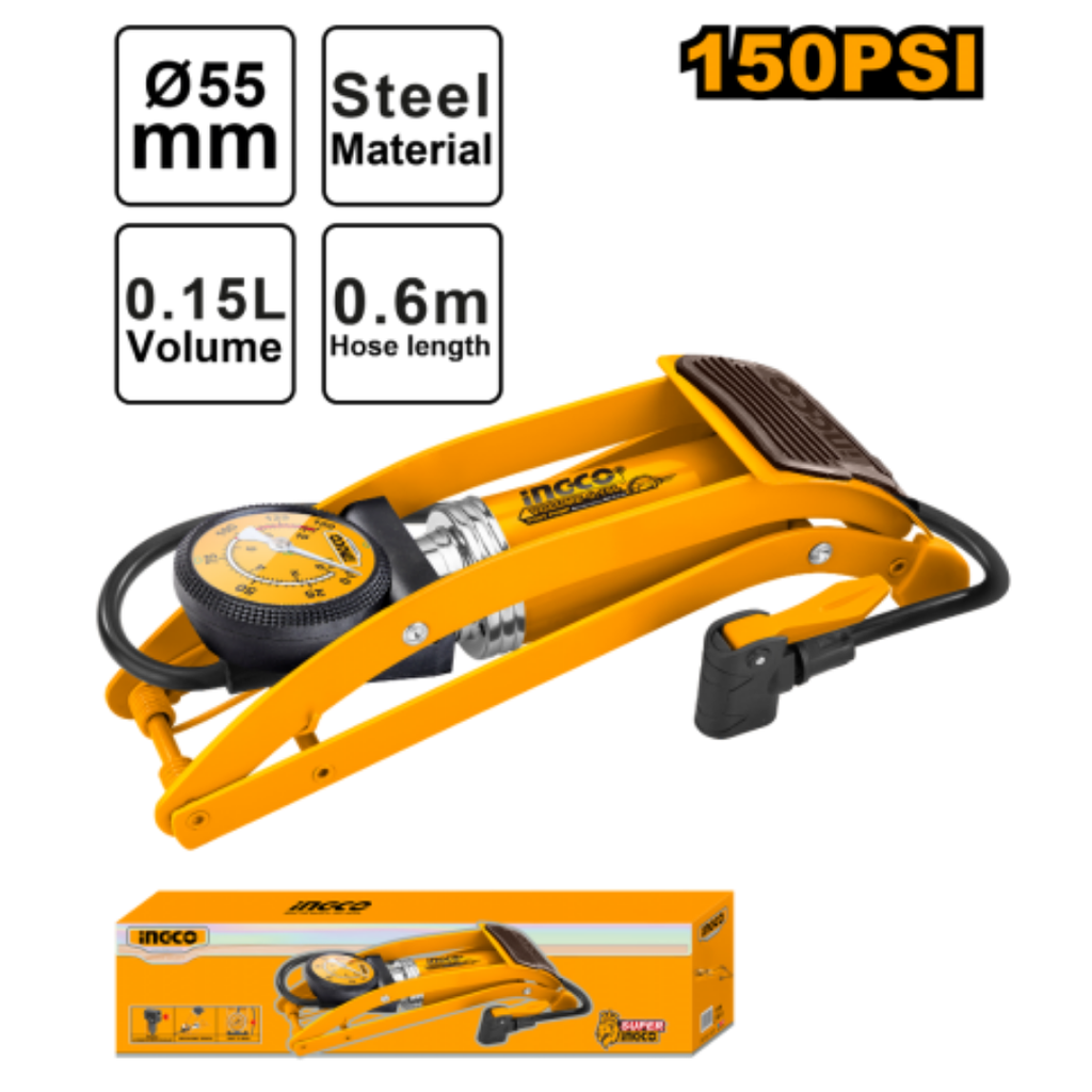 INGCO Foot pump 150 PSI