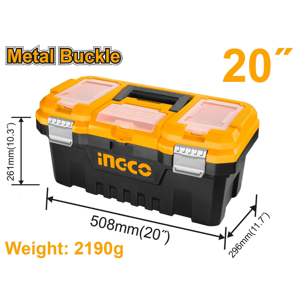 INGCO 20" Plastic tool box