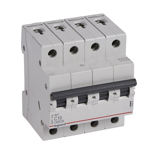 [419915] LEGRAND Breaker 10a 4p 4mod rx3 