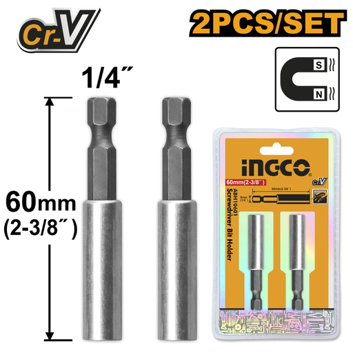 [ABH10601] INGCO 2 Pcs Screwdriver bit holder