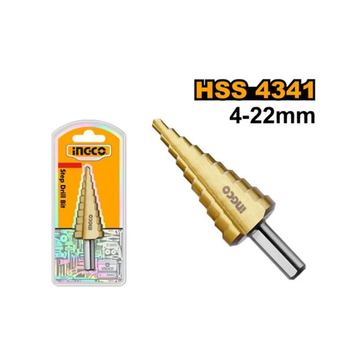 [AKSDS42203] INGCO Step drill bit 4-22mm