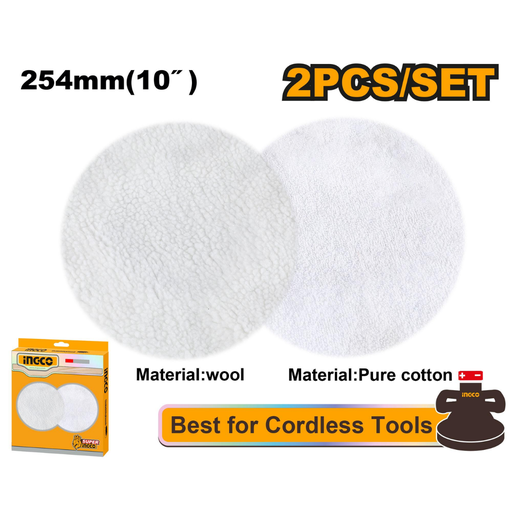 [APP25402] INGCO 2 Pcs  Polishing and Cleaning Set