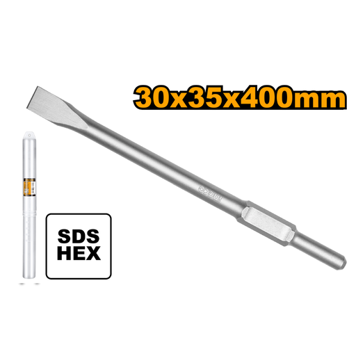 [DBC03440013] INGCO Hex Chisel 30x35x400mm