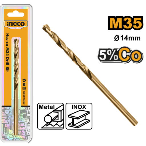 [DBT01130141] INGCO HSS CO drill bit 14mm