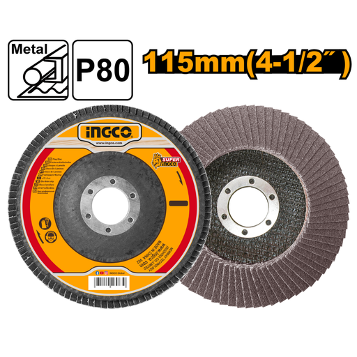 [FD1153] INGCO Flap disc 115mm 22mm P80