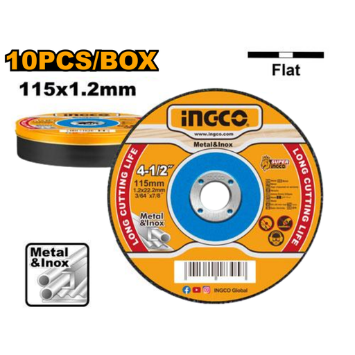 [MCD121155] INGCO 10 pcs Abrasive disc set