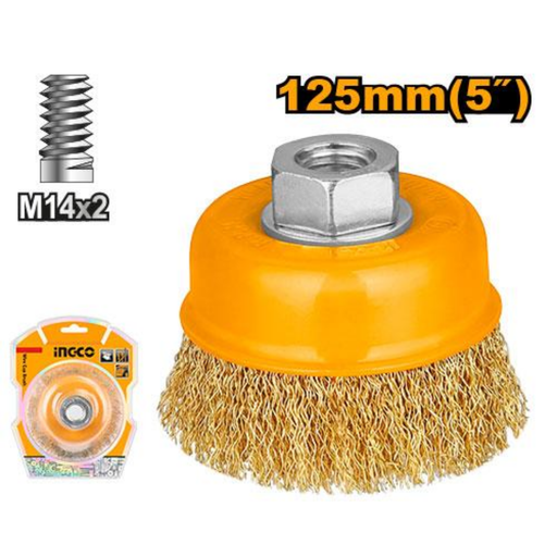 [WB11251] INGCO 5" Wire cup brush