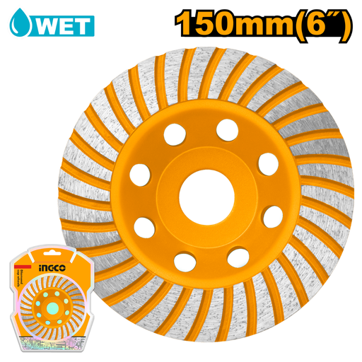 [CGW021501] INGCO Diamond cup wheels 150MM CGW021501
