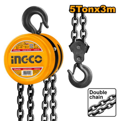 [HCBK0105] INGCO 5Tonx3m Chain block