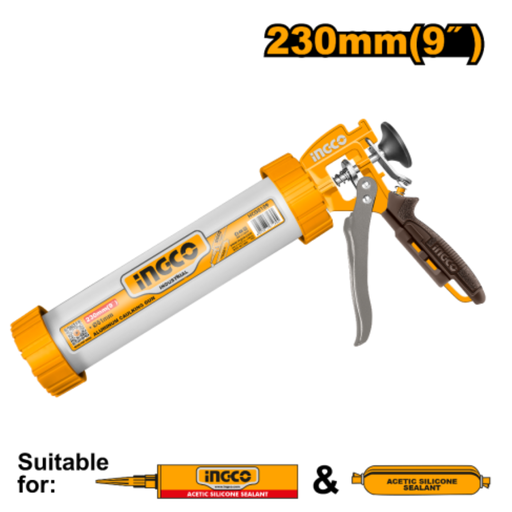 [HCG0109] INGCO 9" Aluminum caulking gun