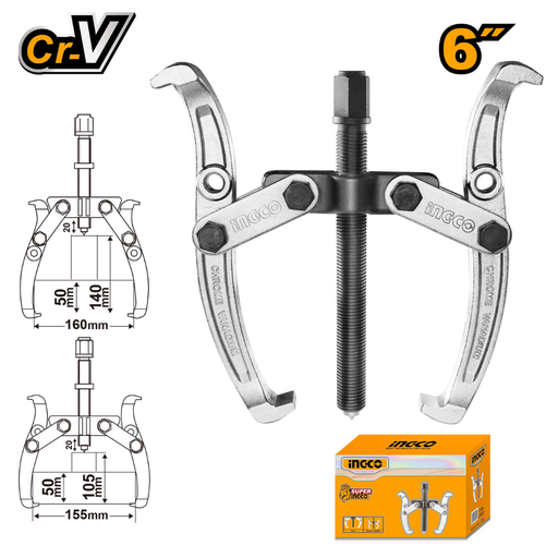[HGP08026] INGCO 6" Two jaws puller