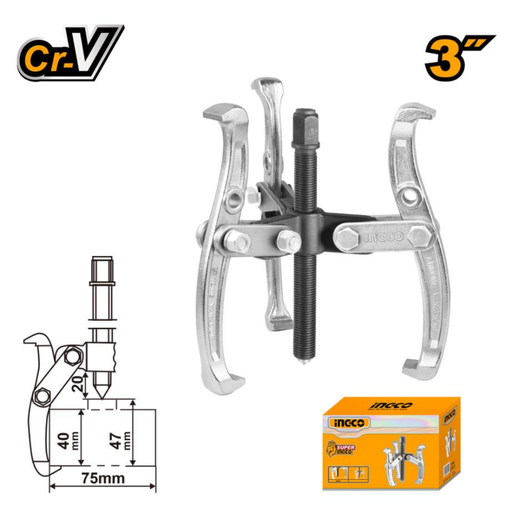 [HGP08033] INGCO 3" Three jaws puller