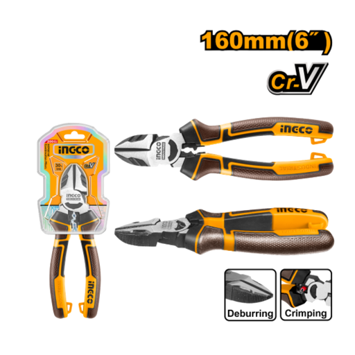 [HHLDCP28160] INGCO 6" High leverage diagonal cutting pliers