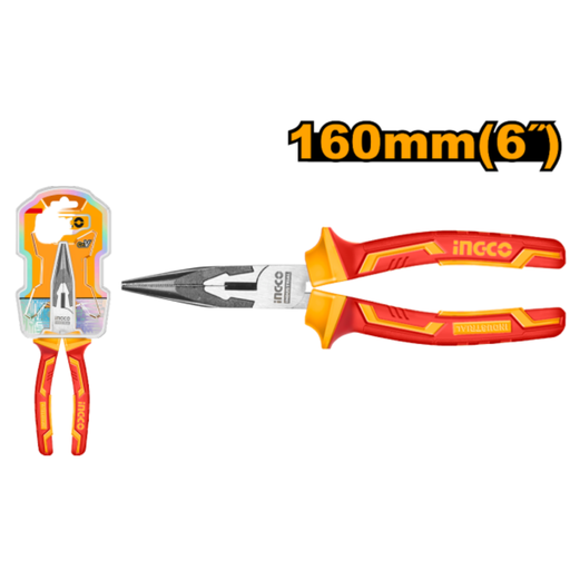 [HILNP28168] INGCO 6" Insulated long nose plie