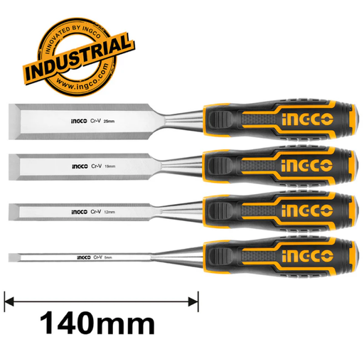 [HKTWC0401] INGCO 4 Pcs wood chisel set 140mm