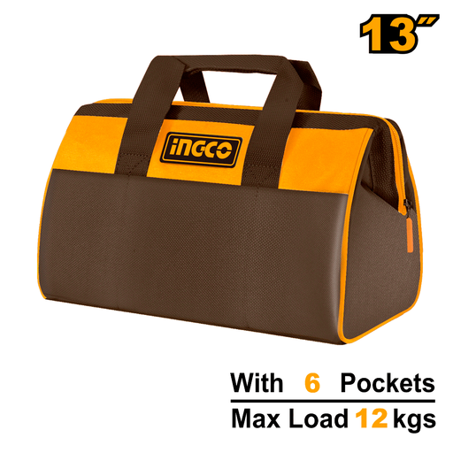 [HTBG281328] INGCO 13" Tool bag with 6 Pockets
