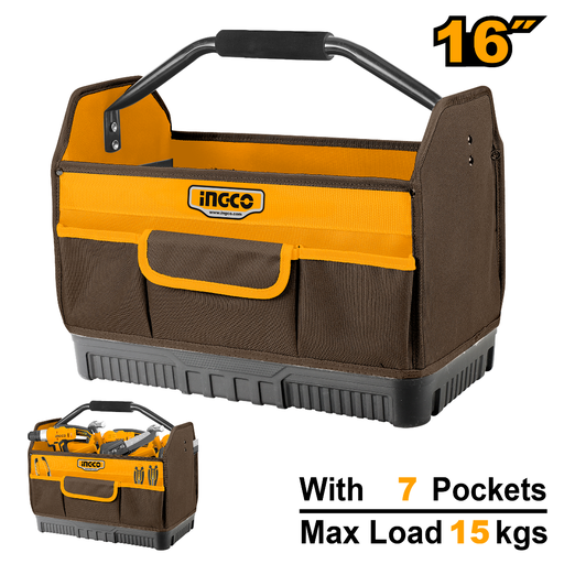 [HTBGL04] INGCO 16" Tool bag with 7 ppockets