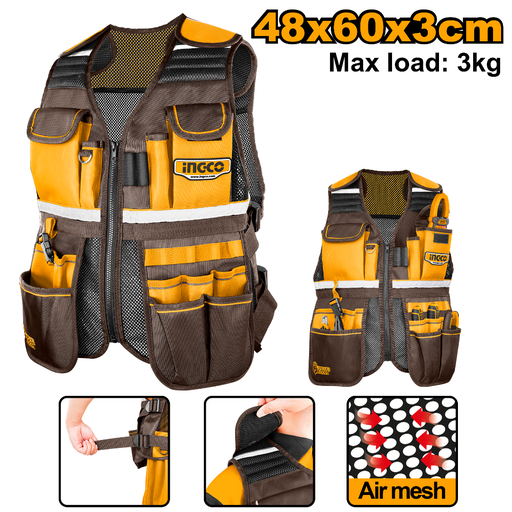 [HTVT09028] INGCO Tool vest 48x60x3cm