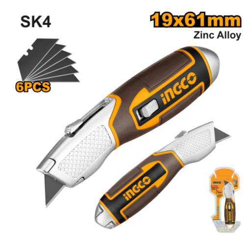 [HUK618] INGCO Utility knife 19x61mm