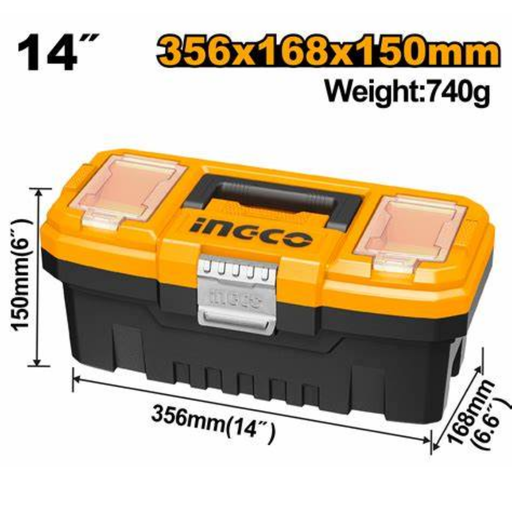 [PBX1402] INGCO 14" Plastic tool box