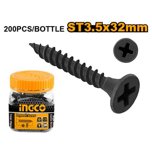 [HWDS3503221] INGCO Drywall screw 200 pcs ST3.5x32mm