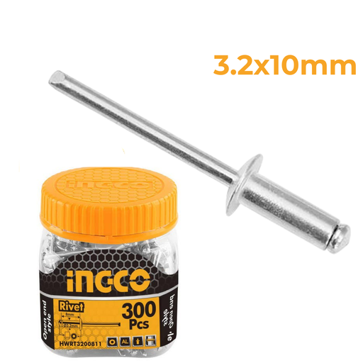 [HWRT3201011] INGCO Rivet 300 pcs  3.2x10mm