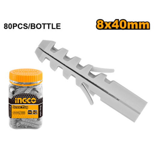[HWSP0804011] INGCO Screw plug 80 pcs 8x40mm