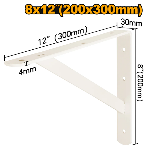 [IHDSB0812] INGCO Heavy Duty Shelf Brackets  8x12"