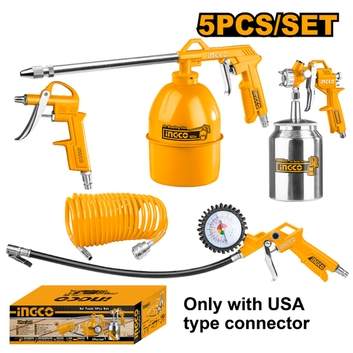 [AKT0051] INGCO 5 Pcs Air Tools Set 8.5 Bar