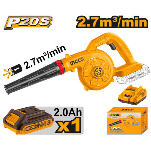 [CABLI200281] INGCO Cordless Blower 18000 RPM