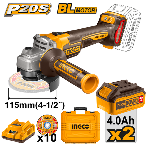 [CAGLI211542] INGCO Cordless Angle Grinder