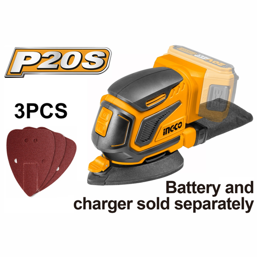[CDSLI2051] INGCO Lithium-Ion palm Sander