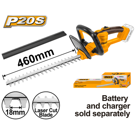 [CHTLI20018] INGCO Lithium-Ion hedge trimmer