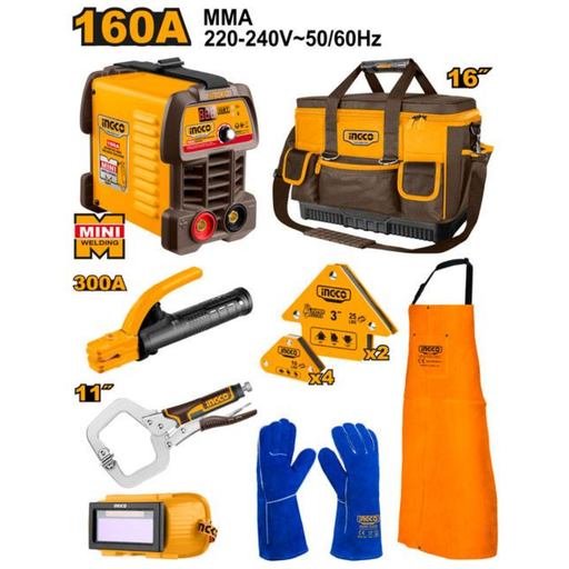 [COS23095] INGCO 8 Pcs welding machine tools set