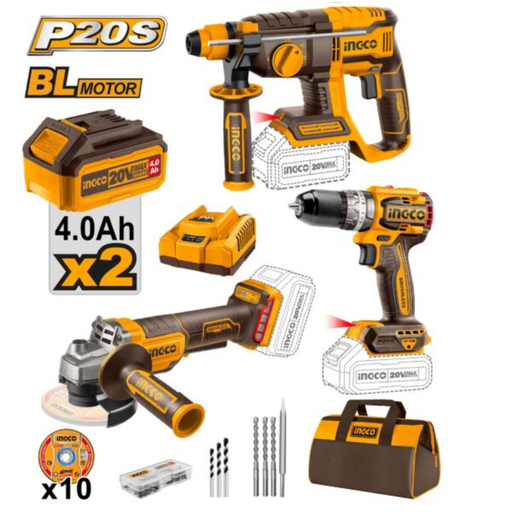 [COSLI240202] INGCO Cordless 3 pcs Combo kit COSLI240202