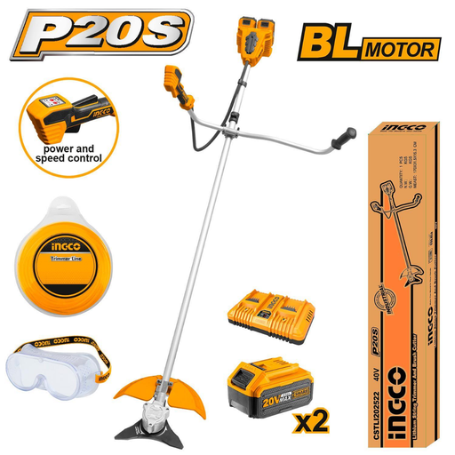 [CSTLI202522] INGCO Lithium-Ion string trimmer and brush cutter