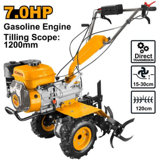 [GC12001] INGCO Gasoline tiller 5.1KW 7.0 HP