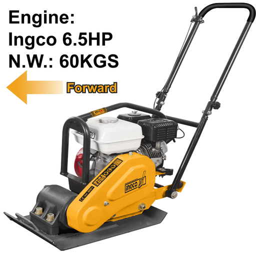 [GCP060-2] INGCO Gasoline plate compactor 4.8KW 6.5HP
