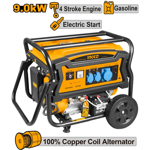 [GE90006] INGCO Gasoline generator 9.0KW
Starting system:Recoil+Electric