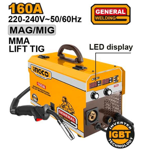 [ING-MGT1601] INGCO Inverter MAG/MIG/MMA/TIG Lift welding machine